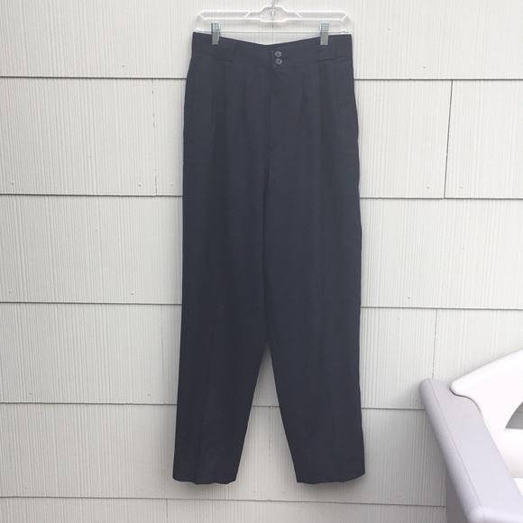 Vintage navy dress pants - Picture 1 of 7